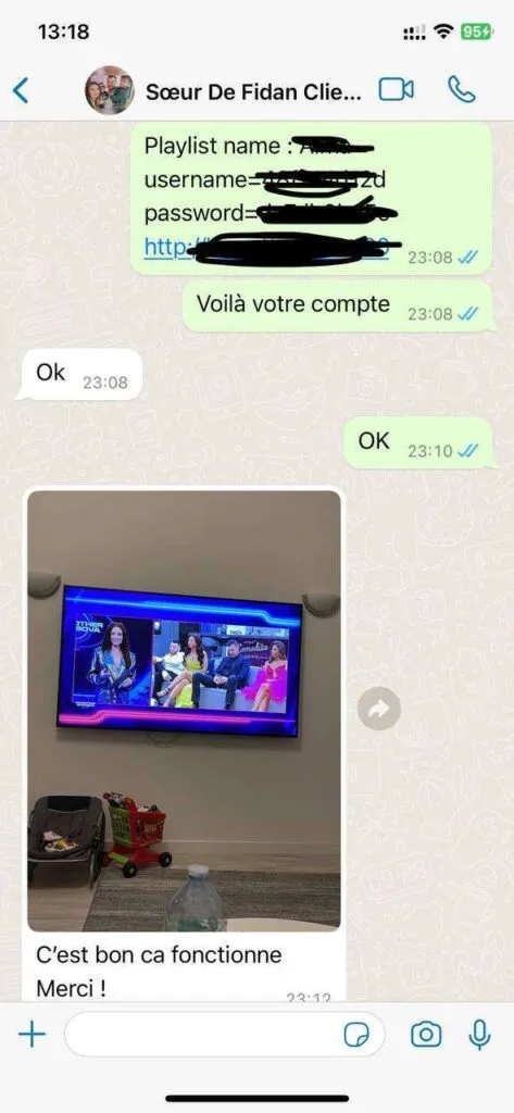 Hulp bij het instellen van multiscreen via WhatsApp, 6 dagen per week.